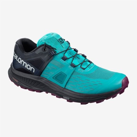 Salomon ULTRA W PRO Womens Trail Running Shoes Turquoise UK OXSR